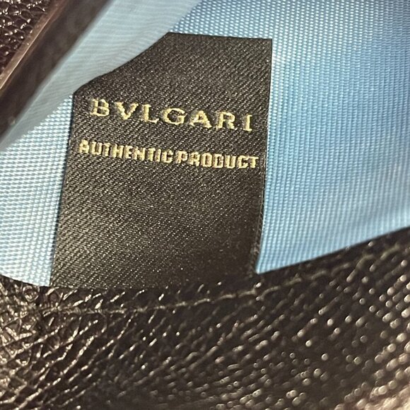 Bvlgari Black Leather Bifold Long Wallet - Preowned - Picture 12 of 13
